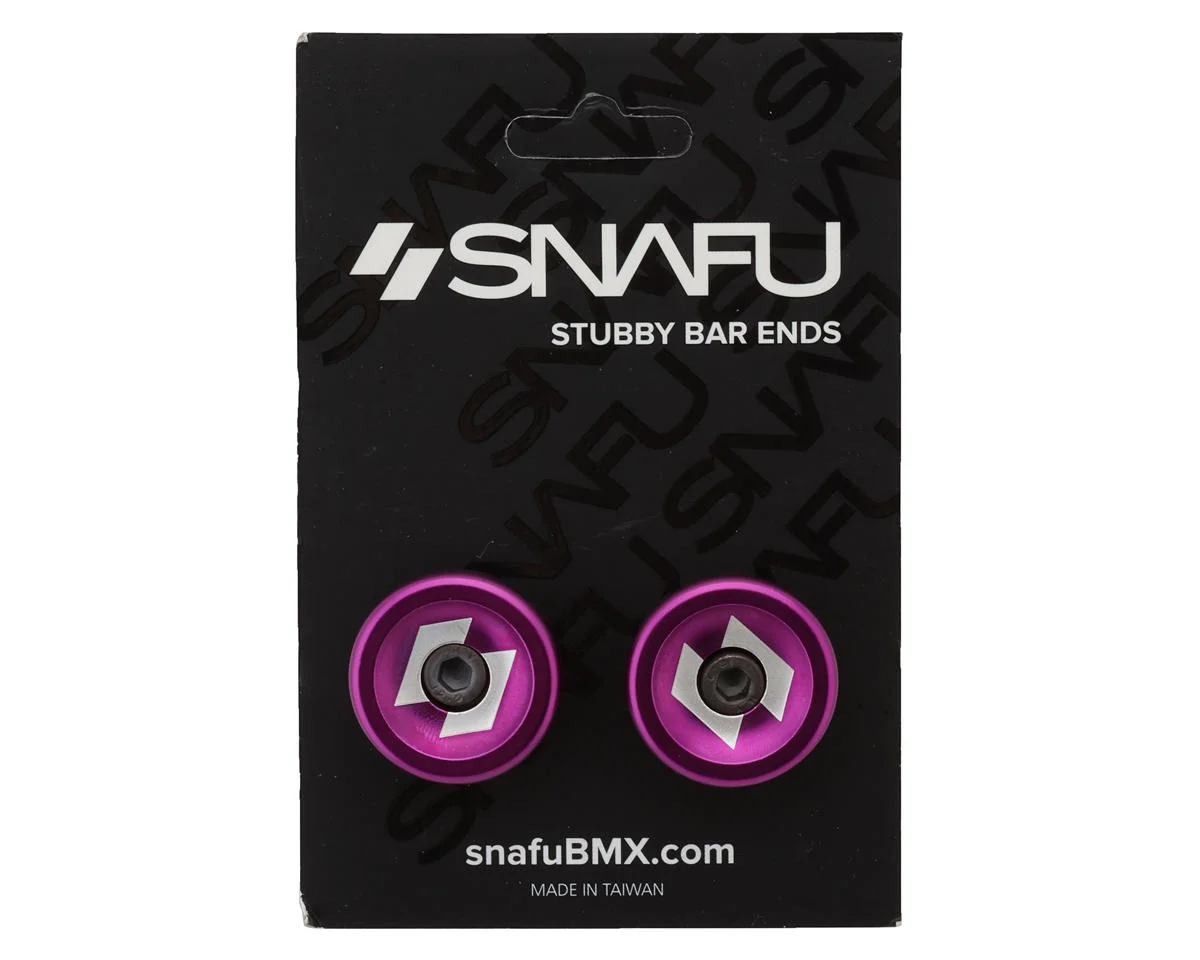 Snafu Stubby Bar Ends (Purple) - view 2